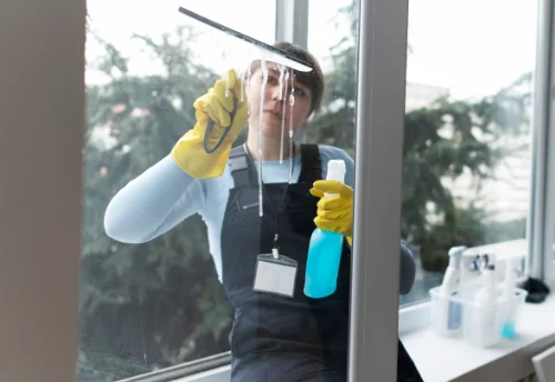Nettoyage de vitres intérieures et extérieures à Gros-Chastang